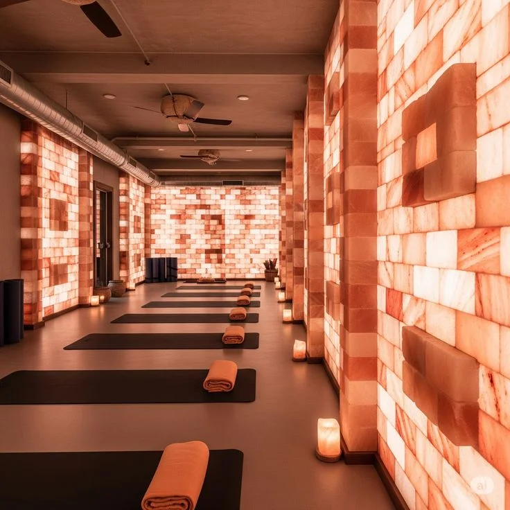 Backlit Pink Himalayan Salt Tiles For Spa Walls — Wholesale Supplier Pakistan